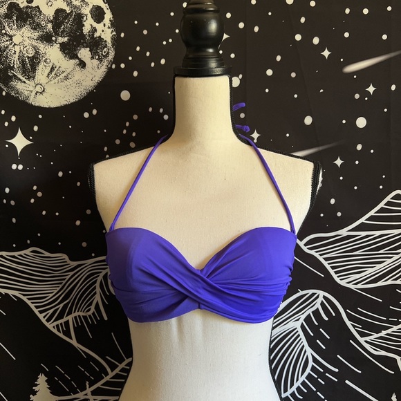 Victoria’s Secret Bikini Top Electric Purple - Picture 1 of 4